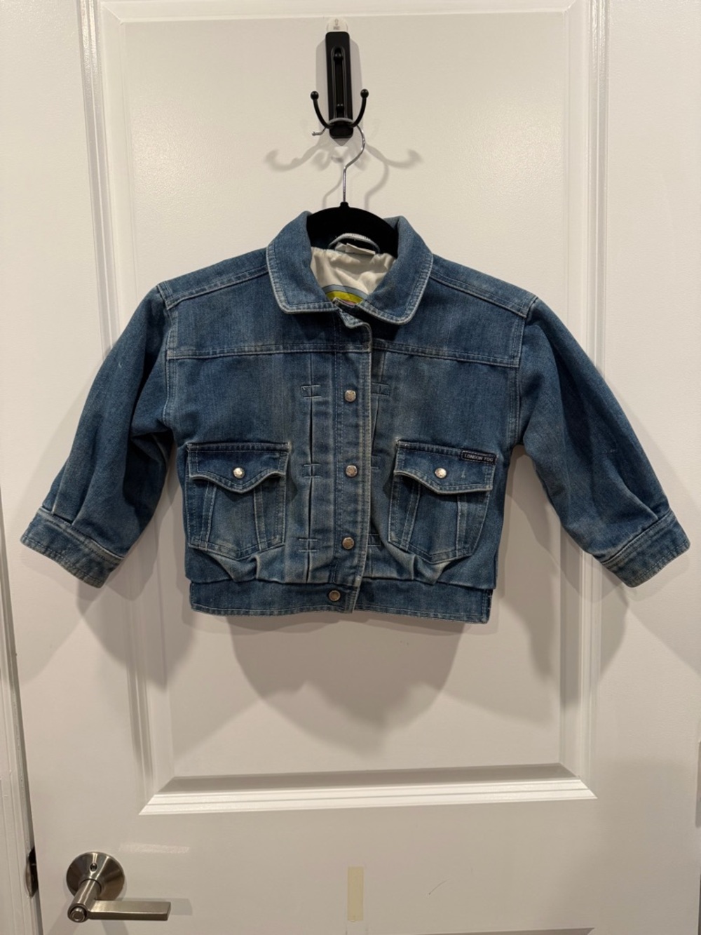 London Fog Kids Denim Trucker Jacket in Blue
